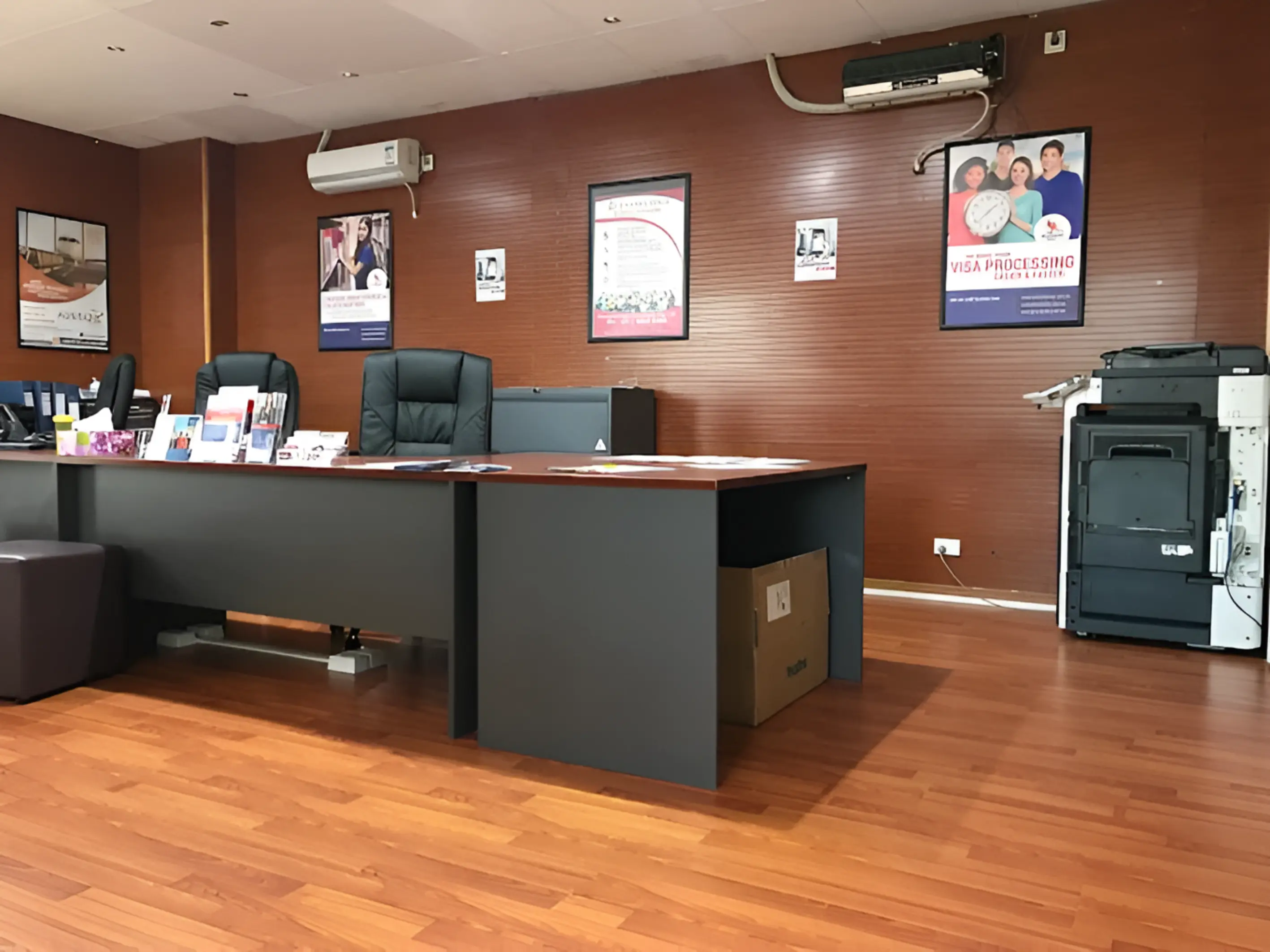 Aussizz Clayton reception waiting area